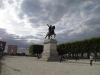 Montpellier-Monpeljė. Liudviko XIV statula